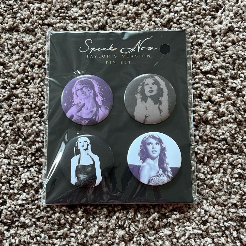 NEW Taylor Swift Speak Now Pins